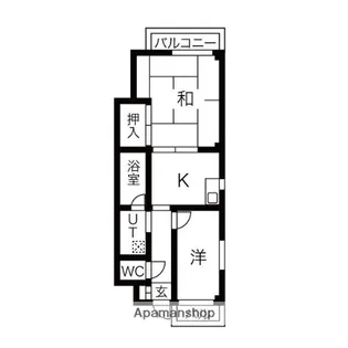 K’S COURT真法院【5階】の間取り