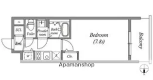 カーサレグラス城東セントラル【7階】の間取り