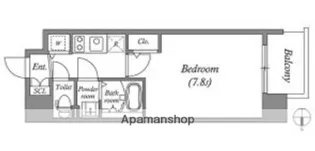 カーサレグラス城東セントラル【3階】の間取り