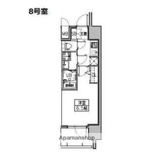 S-RESIDENCE城東SEVER【8階】の間取り