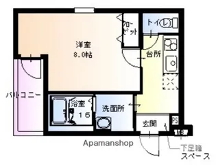 フジパレス深江橋Ⅵ番館【1階】の間取り