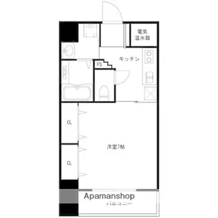 PARKHILLS上本町壱番館【9階】の間取り