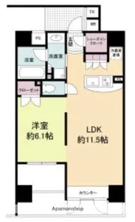 プライムアーバン堺筋本町【4階】の間取り