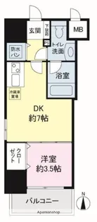 イグレック南本町【4階】の間取り