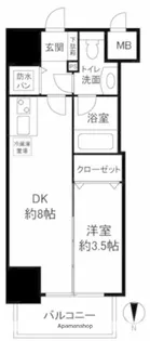 イグレック南本町【7階】の間取り