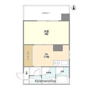 グランテージ感彩【4階】の間取り