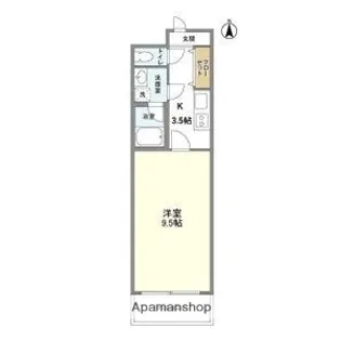 グランテージ感彩【3階】の間取り