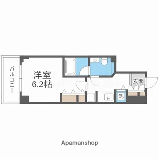 セイワパレス長堀南 【3階】の間取り