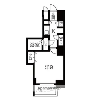 アドバンス心斎橋グランガーデン【12階】の間取り