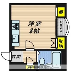 コスモレジデンス蒲生【1階】の間取り