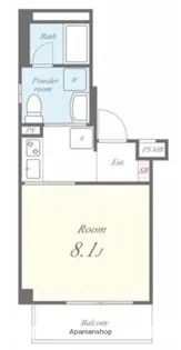 ヒューマン・レア京橋【1階】の間取り