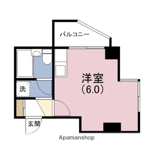ライオンズマンション天王寺【4階】の間取り
