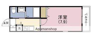 クラウンハイム北心斎橋フラワーコート【2階】の間取り
