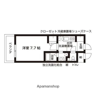 ビオス天王寺【8階】の間取り