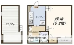 one top東今里【1階】の間取り
