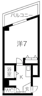 アヴェニール寺田町【8階】の間取り