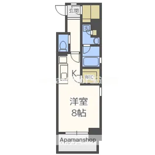 アーバネックス北浜【10階】の間取り
