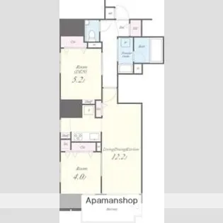 JASPER御堂筋本町【3階】の間取り