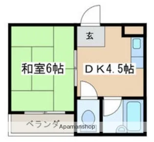 サウスガーデン【4階】の間取り