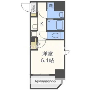 ルーエ本町【7階】の間取り