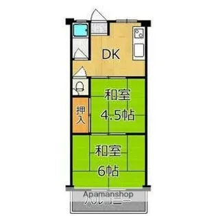 西田マンション【3階】の間取り