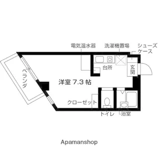ナンバOMマンション【4階】の間取り