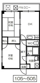 M’プラザ城東参番館【3階】の間取り