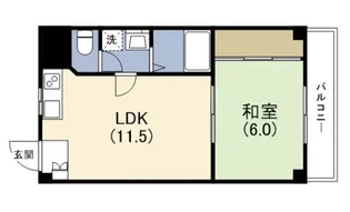 M’プラザ城東五番館【5階】の間取り