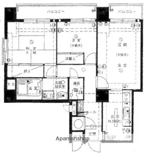 グランドメゾン船場【8階】の間取り