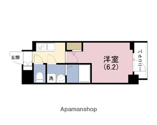 エスリードザ・カレント大阪【2階】の間取り