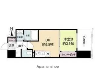 セレニテ北久宝寺【7階】の間取り