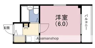 アパルト四天王寺【7階】の間取り