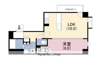 LA CASA 石ケ辻【2階】の間取り