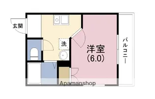 アリバ【6階】の間取り