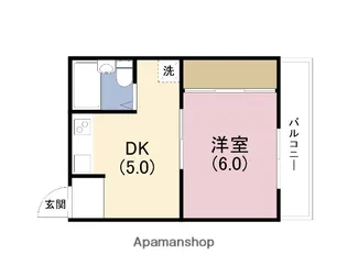 堂ヶ芝ハイツ【3階】の間取り