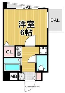 1Kの間取り画像