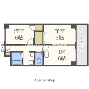 泰平第1ビル【5階】の間取り