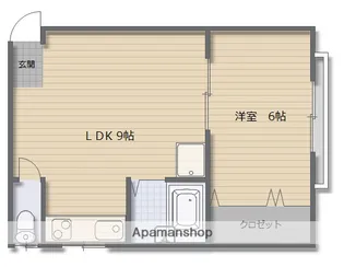 エルム小谷(新館)【4階】の間取り