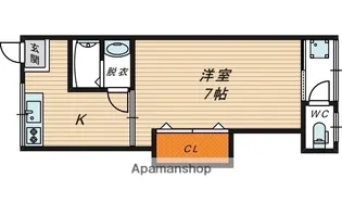 青山ヒルズB棟【2階】の間取り