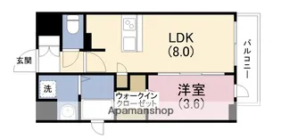 ワールドアイ大阪城EASTⅢ【7階】の間取り