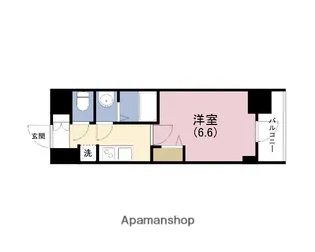 1Kの間取り画像