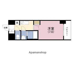 スワンズシティ大阪クレアスト【11階】の間取り