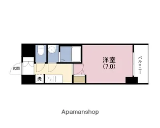 スワンズシティ大阪クレアスト【10階】の間取り