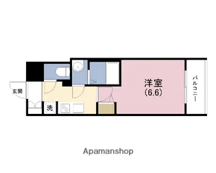 スワンズシティ大阪クレアスト【10階】の間取り