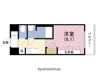 プレサンス天王寺ヴィヴァン【3階】の間取り