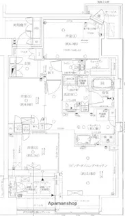 リバーガーデン四天王寺【11階】の間取り
