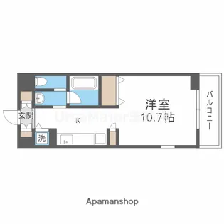 ディアグランデ難波東【2階】の間取り