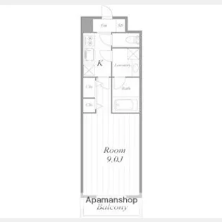セイル淀屋橋【14階】の間取り