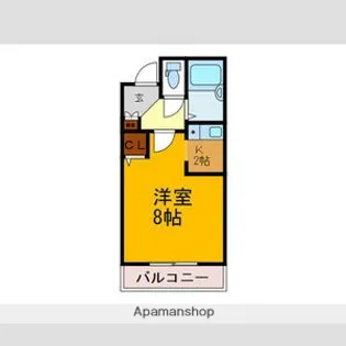 CITY LIFE 清水谷【3階】の間取り