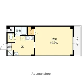 KANDM 別館【4階】の間取り